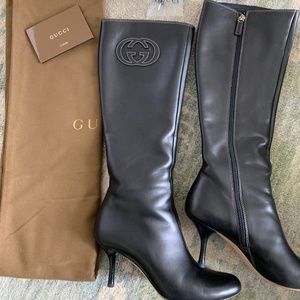 Gucci Lifford Boot- GG stitch size 6